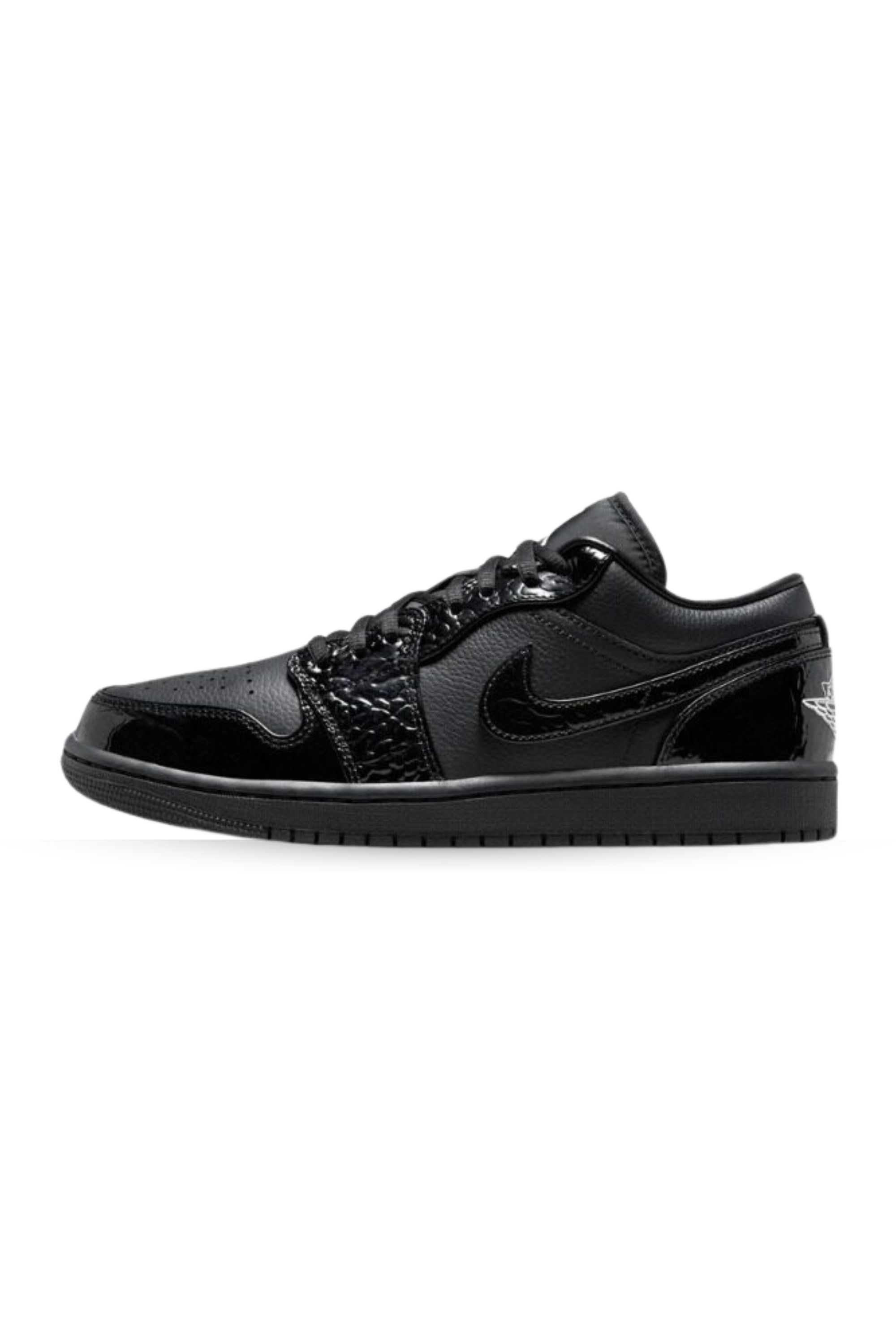 Air Jordan 1 Low Black Croc