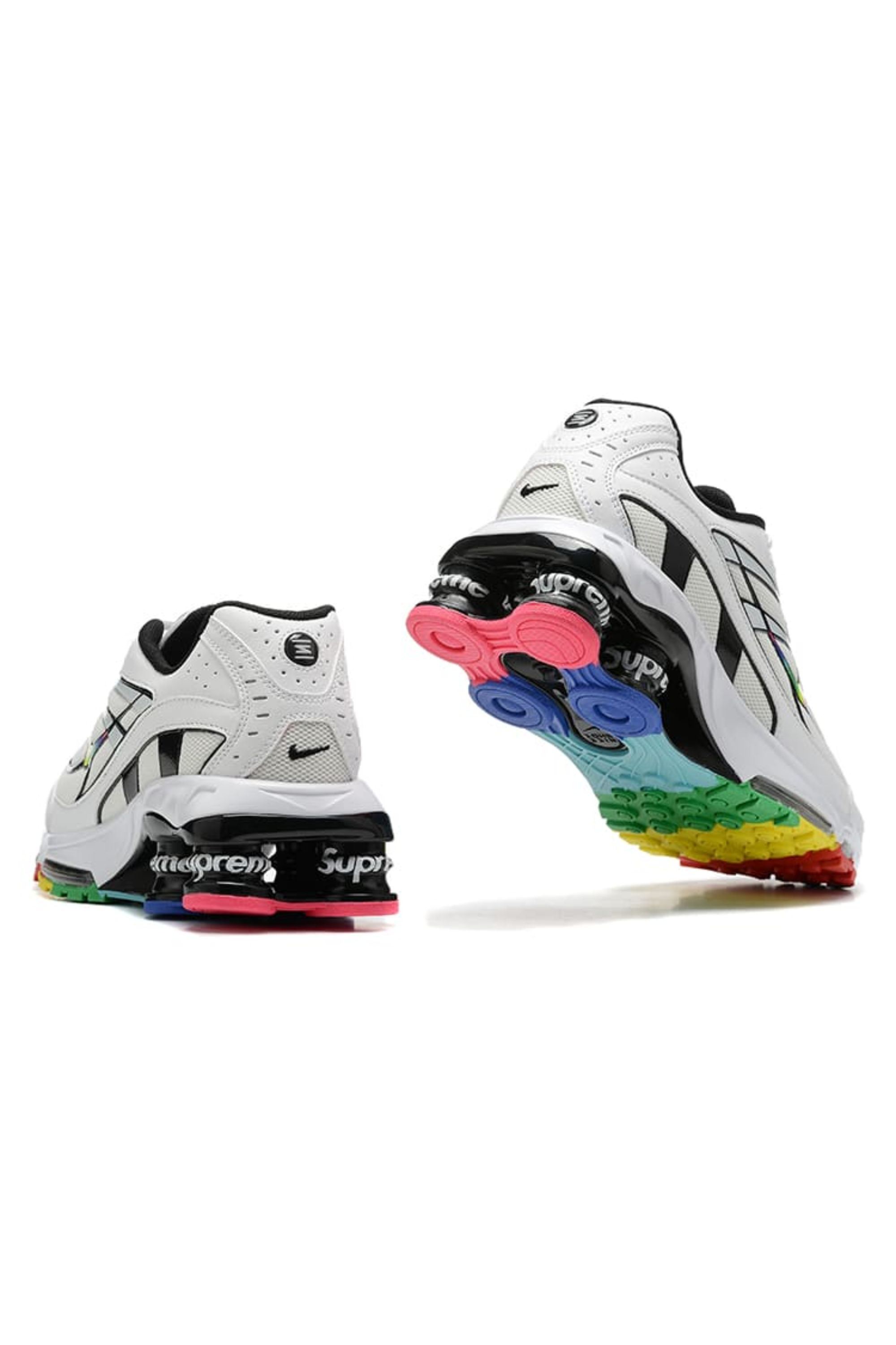 Supreme x Nike Shox Ride Colors Branco