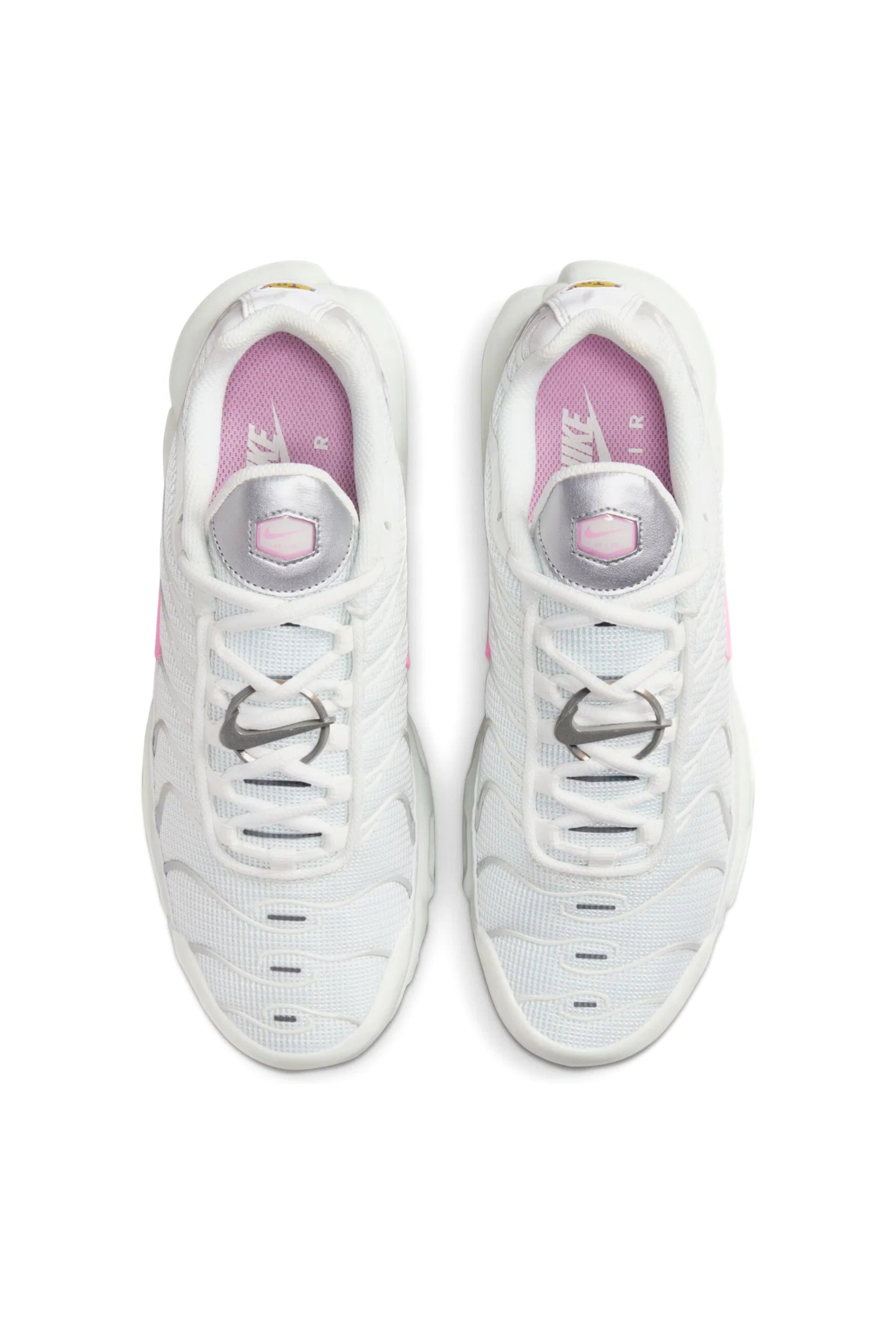 Nike Air Max Plus Pink Rise – Estilo Futurista com Amortecimento